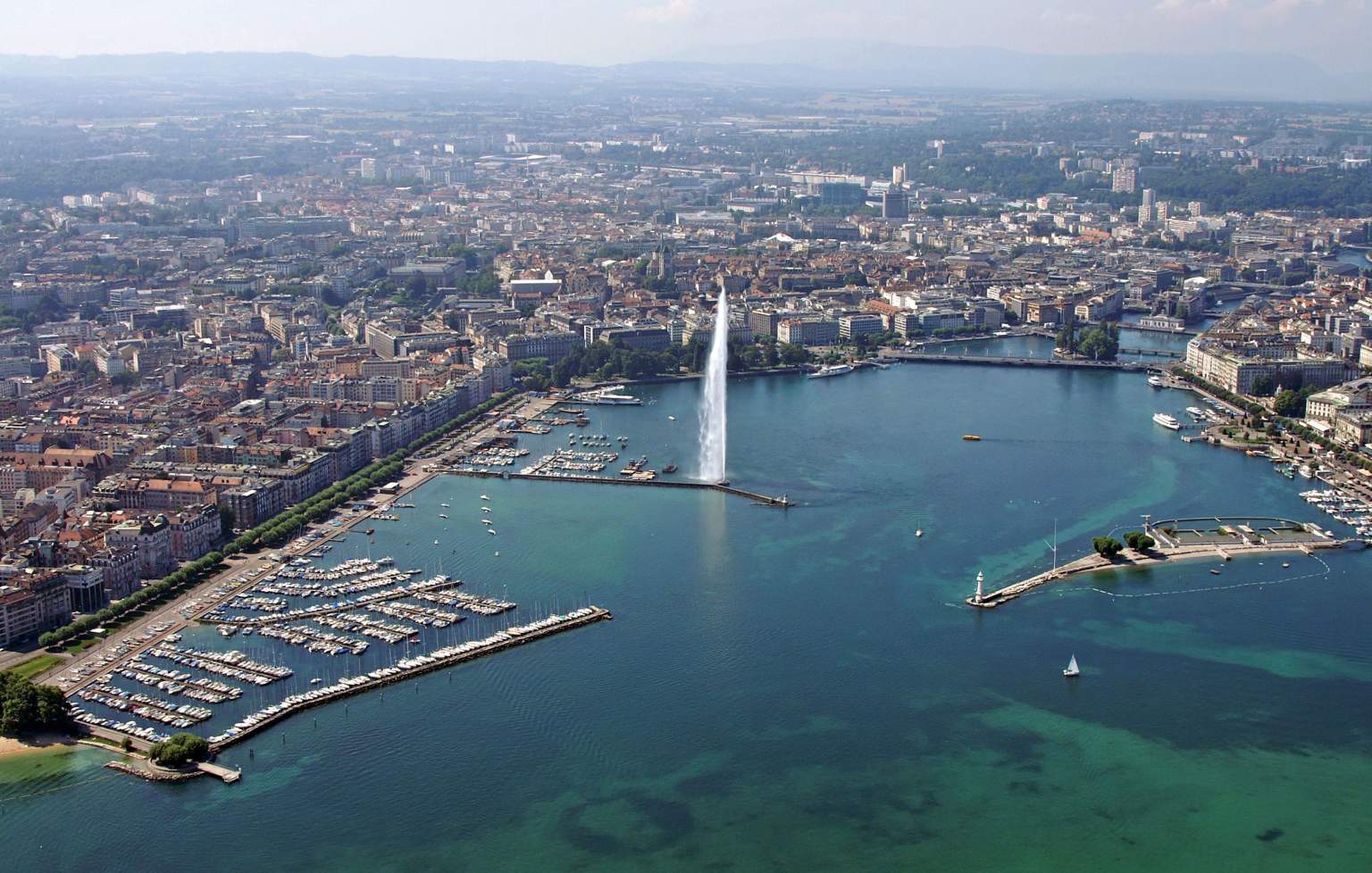Vue de la ville de Genève